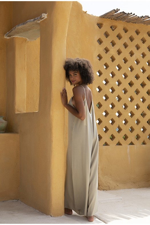 JUMPSUIT PLAINCOLOR LONG IND/SIA